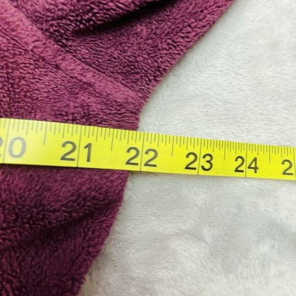 Mountain Hardwear Pyxis Jacket Womens L Plum Plush Fleece Zip Full Zip Pockets - Picture 10 of 11